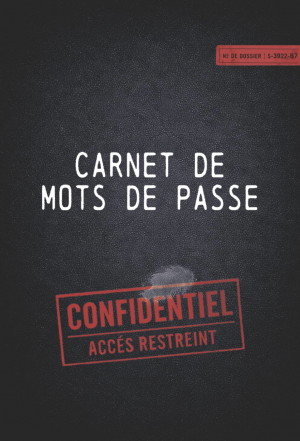 Carnet de mots de passe - Broché